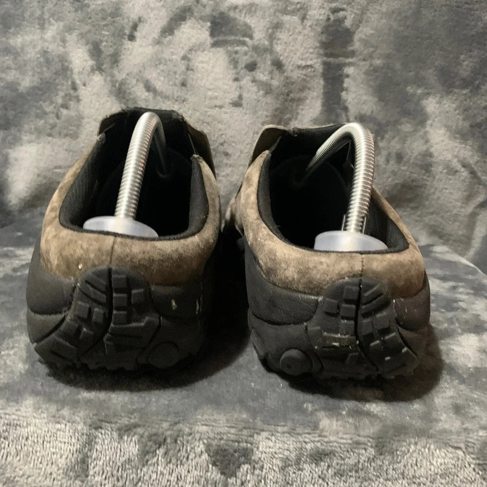 Merrell Jungle Moc Mens 11 Brownish Gray Suede Slip On J003231 Comfort EUC